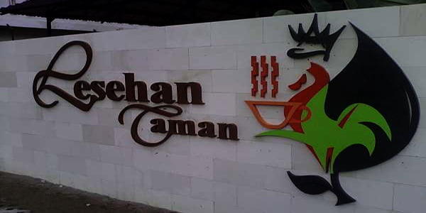 huruf timbul di bali