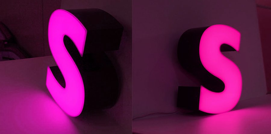 huruf timbul led akrilik