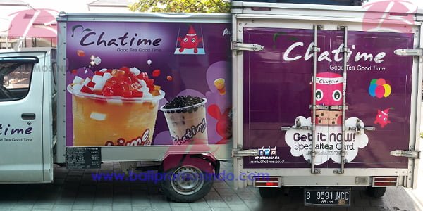 sticker mobil box mataram lombok